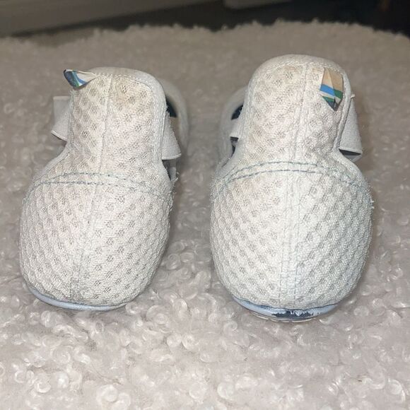 Tory Burch Sport White Flats with Elastic Straps 10 - Picture 5 of 5